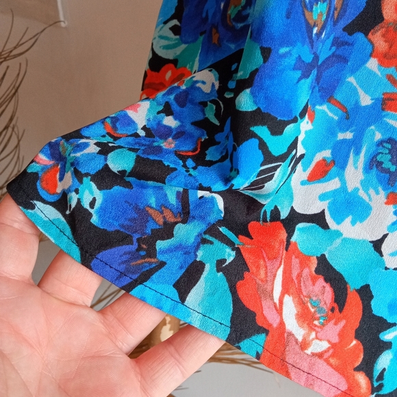 💚 Papaya Floral Crop Top - Picture 6 of 16